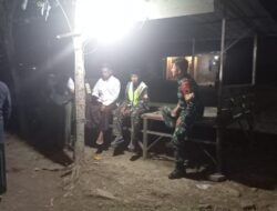 Babinsa Pimpin Patroli Siskamling Bersama Ansor, Banser dan Satlinmas