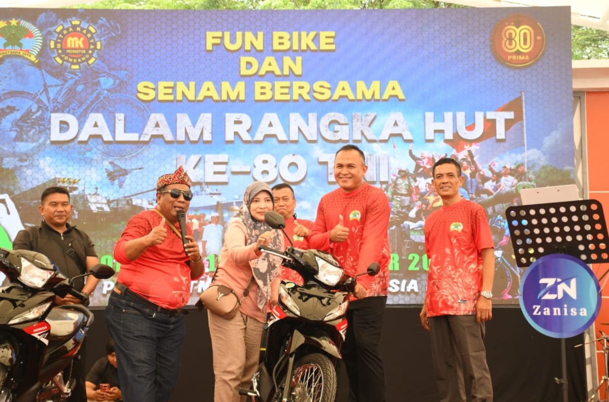 Korem 081/DSJ menggelar kegiatan Fun Bike di Kota Madiun