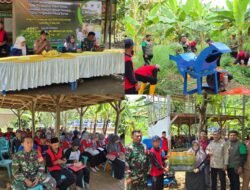 Pelatihan Pembuatan Pakan Ternak Melalui Fermentasi Warnai TMMD ke-126 Kodim 0818/Malang-Batu