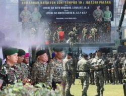 Dandim 0819 Pasuruan Hadiri Sertijab Danyon Zipur 10/JP Kostrad