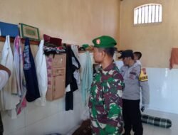 Dukung Program “Lapas Bersih”, Kodim 0820/Probolinggo Ikut Lakukan Pemeriksaan dan Penggeledahan di Kraksaan