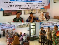 Pastikan Tepat Sasaran, Babinsa Dampingi Penyaluran BLT DD