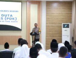 Polres Kediri Beri Pembakalan Pelajar Duta Kamtibmas Tumbuhkan Budaya Tertib Sejak Dini