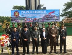 Peringati HUT TNI ke-80, Kodim 0429/Lampung Timur  Ziarah Nasional di Taman Makam Pahlawan Dharma Nusantara