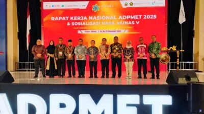 Bupati Ela Siti Nuryamah Hadiri Rakernas ADPMET 2025