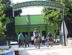Pembinaan Fisik Dan Mempererat Silahturahmi, Dandim 0820/Probolinggo Letkol Arh Iwan Hermaya Gowes Bareng