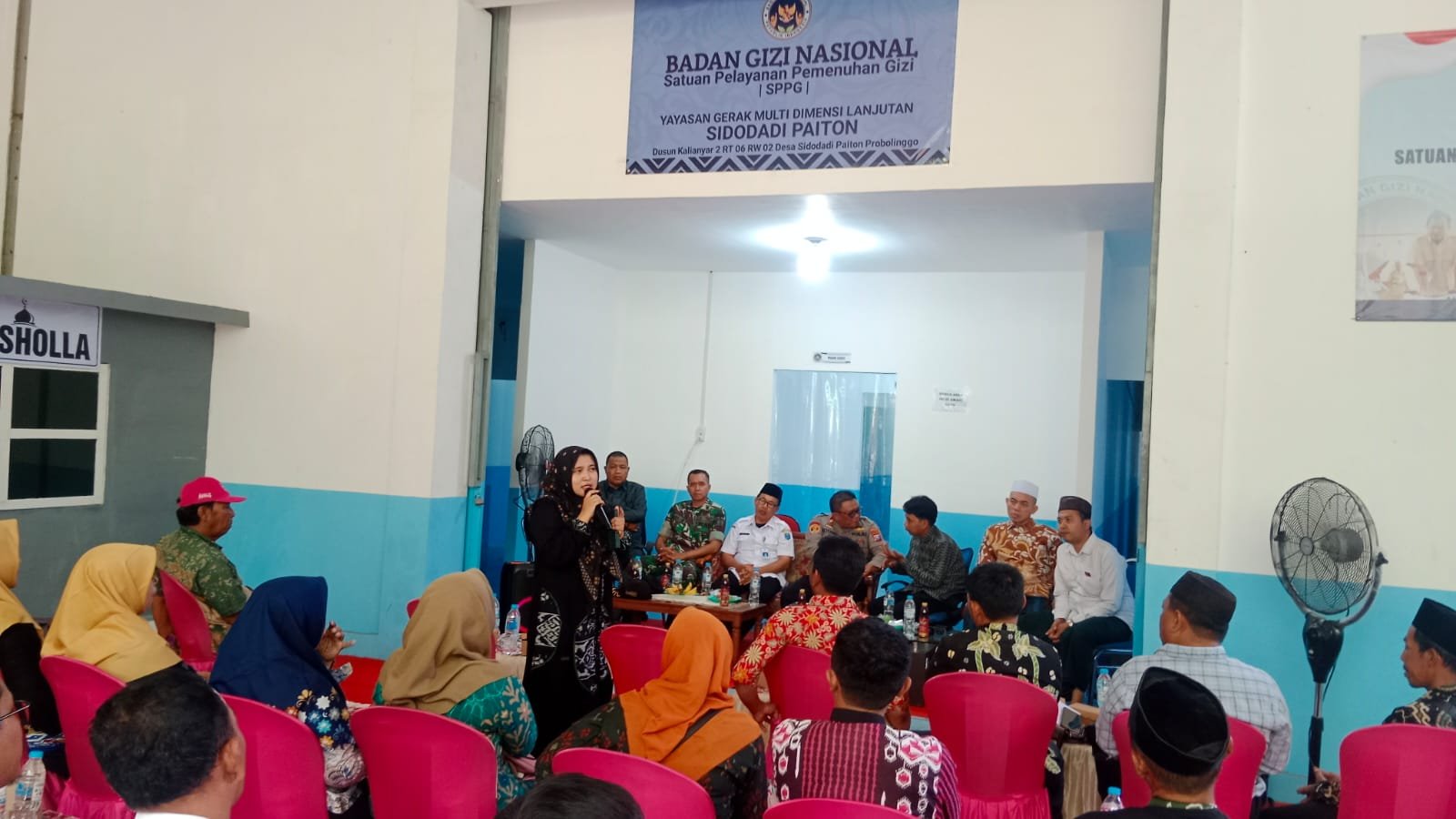 kegiatan Sosialisasi Program Makan Bergizi Gratis (MBG) yang digelar di Dapur Mitra SPPG Desa Sidodadi