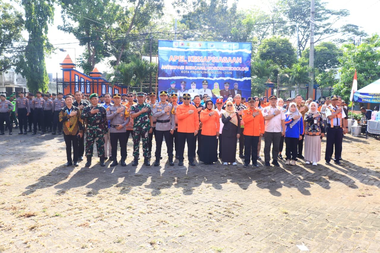 Apel Kesiapsiagaan dalam rangka Antisipasi Bencana Hidrometeorologi Kota Probolinggo