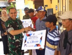 Dandim 0820/Probolinggo Letkol Arh Iwan Hermaya Menghadiri Lauching / Penyerahan BLT DBHCHT