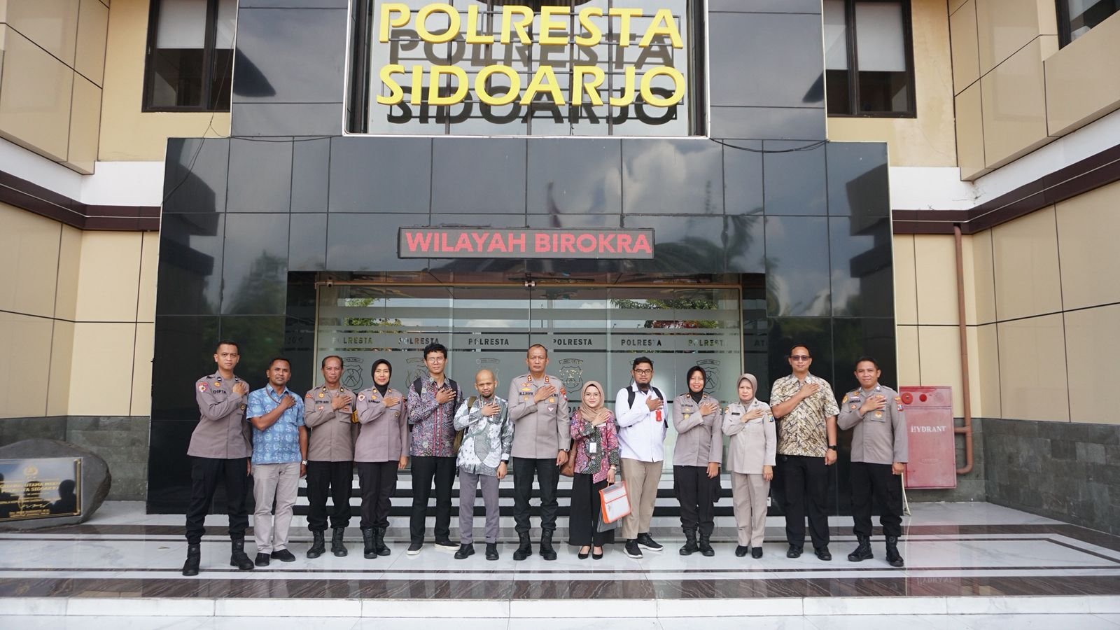 Ombudsman Republik Indonesia melakukan penilaian maladministrasi penyelenggara pelayanan publik tahun 2025 di Polresta Sidoarjo