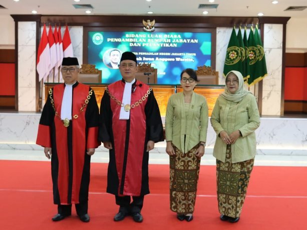 Iwan Anggoro Warsita Dilantik Jadi Ketua PN Jakarta Timur