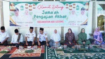 TP PKK Asahan Hadiri Pengajian Akbar di Desa Padang Sipirok