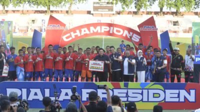 Menpora RI Tutup Piala Presiden U-12 dan U-15 2025 di Surabaya