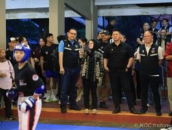 CdM Bayu Priawan dan NOC Indonesia Tinjau Pelatnas Kickboxing