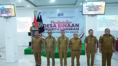 Cegah TPPO, Pemkab Asahan Kukuhkan 37 Desa Binaan Imigrasi