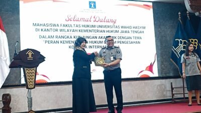 Kemenkumham dan UNWAHAS Sinergi Bahas Hukum Internasional