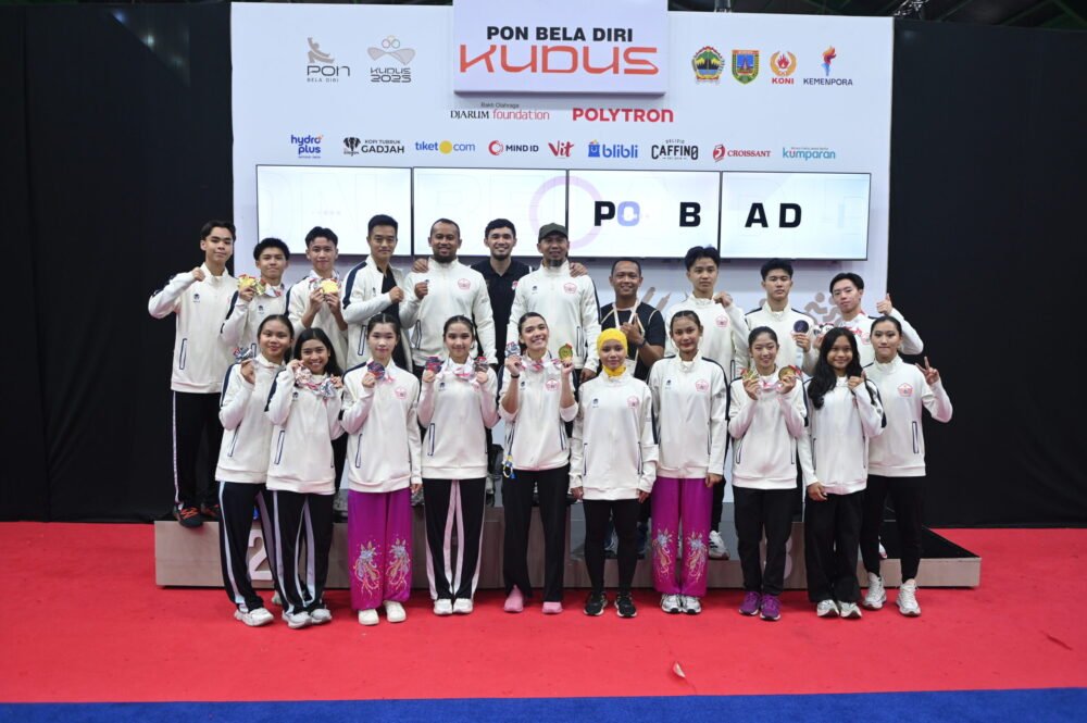 Sabet 42 Emas, DKI Jakarta Juara Umum PON Bela Diri Pertama 2025 di Kudus-Jateng