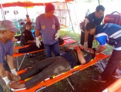 BPBD Kota Kediri Gelar Simulasi Penyelamatan di Sungai Brantas