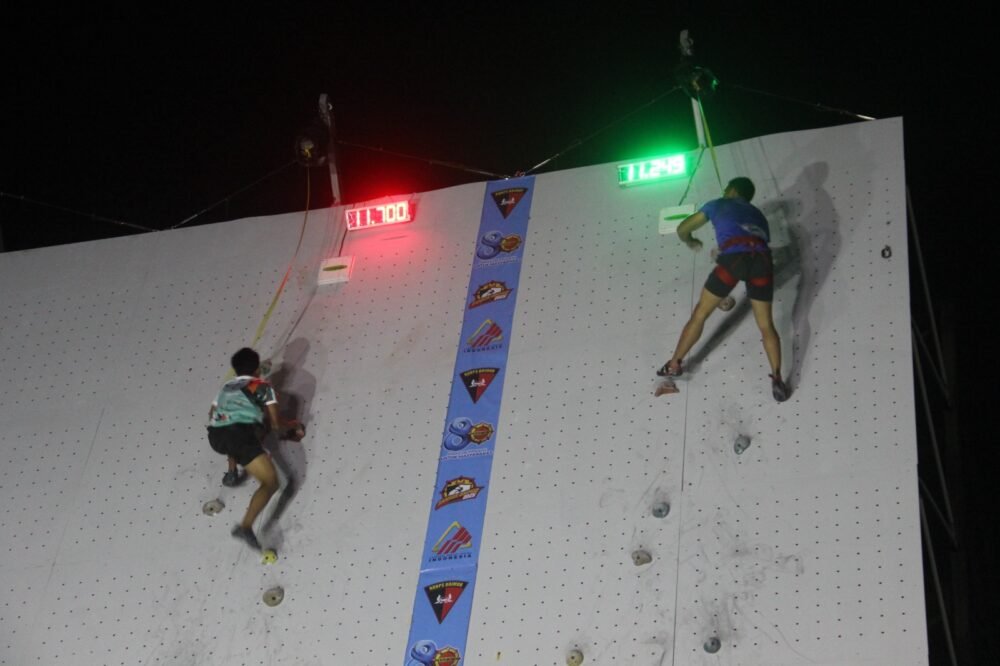 Atlet Puas Adanya Kejurnas Wall Climbing Dankor Brimob Cup 2025