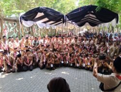 Danramil 0819/14 Gondangwetan Hadiri Pengukuhan Pramuka Garuda Tahun 2025