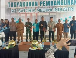Pelda M.Taufik Hadiri Tasyakuran Pembangunan PT Satoria Medika Industri