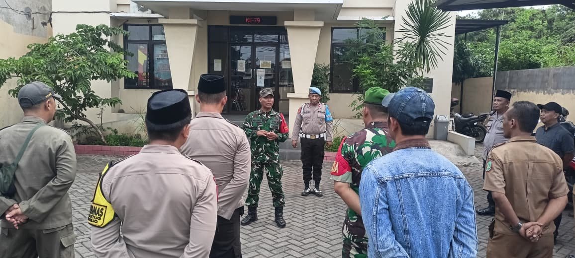 Koramil 0819/25 Gadingrejo bersama unsur Tiga Pilar, melaksanakan Patroli Gabungan