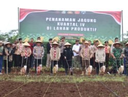 Polresta Banyuwangi Dorong Penguatan Ketahanan Pangan Lewat Penanaman Jagung Kuartal IV 2025