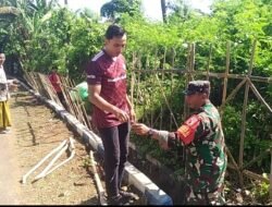 Sertu Yoyok Nurhadi Aktif Pantau Wilayah dan Ajak Warga Kedunggaleng Jaga Kebersihan Lingkungan