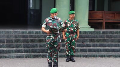 Kasdim Probolinggo Pimpin Apel Pelepasan 7 Prajurit yang Pindah Satuan