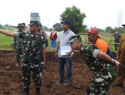 Dandim 0819/Pasuruan Dampingi Danrem 083/Bdj Tinjau Lokasi Rencana Pendirian Koperasi Desa Merah Putih