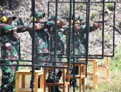 Tingkatkan Kemampuan Personel, Korem 081/DSJ gelar Latihan Menembak