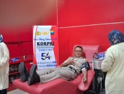 HUT ke 54 KORPRI, ASN Polresta Sidoarjo Gelar Donor Darah