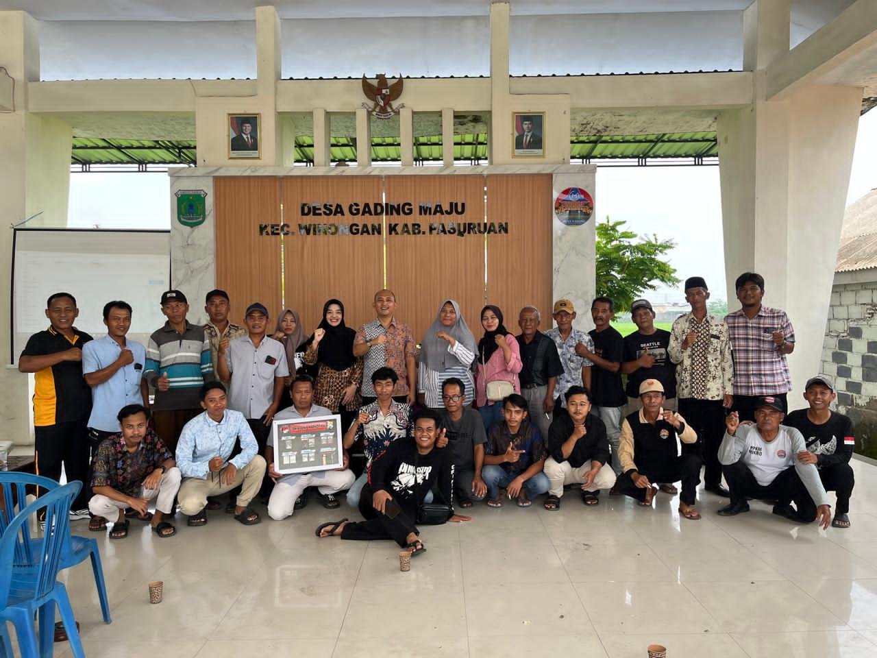 Satuan Reserse Narkoba Polres Pasuruan melaksanakan kegiatan penyuluhan bagi 50 perangkat Desa Gading Maju,