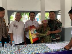 Koramil Kanigaran Kawal Penyaluran Bansos ASN Peduli Dhuafa dan Lansia di Kademangan