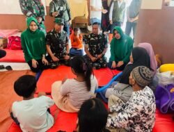 Persit KCK Koorcab Rem 083 Berikan Bantuan Sembako untuk Warga Terdampak Erupsi Semeru