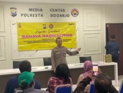 Humas Polresta Sidoarjo Gandeng Media dan Mahasiswa Perkuat Kamtibmas Menjelang Natal dan Tahun Baru.