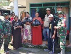 Satgas Kodim 0821 Lumajang Perkuat Distribusi Bantuan untuk Warga Terdampak Erupsi Semeru