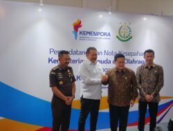 Kemenpora–Kejagung Teken MoU Awasi Anggaran Olahraga