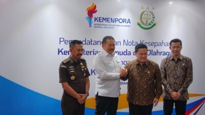 Kemenpora–Kejagung Teken MoU Awasi Anggaran Olahraga