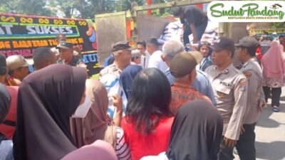 Ratusan Warga Langkat Ricuh Berebut Beras Vihara Avalokitesvara