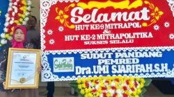 Pemred Media Sudut Pandang Raih Mitrapol Award 2025
