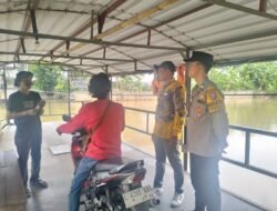 Polsek Taman Beri Edukasi Keamanan ke Operator Penyeberangan