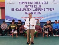 Wabup Ciptakan Bibit Baru di Kompetisi Bola Voli Lampung Timur