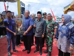 Bupati Asahan Hadiri Haul dan HUT Ke-2 Desa Simpang Empat