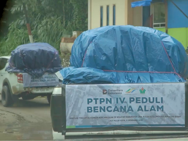 PTPN IV PalmCo Salurkan Bantuan Gelombang Kedua untuk Korban Banjir di Lima Puluh Kota