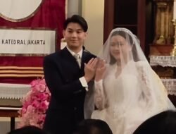 Brisia Jodie dan Jonathan Alden Resmi Menikah di Katedral