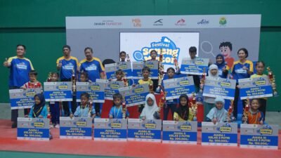 Festival SenengMinton 2025 Berakhir di Magelang, Diikuti Hampir 500 Pelajar SD-Madrasah