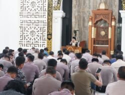 Polresta Sidoarjo Laksanakan Shalat Ghaib dan Doa Bersama untuk Korban Bencana di Aceh, Sumut, dan Sumbar