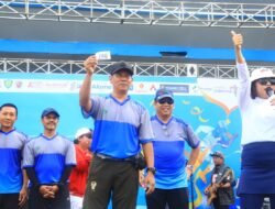 Ajak Masyarakat Hidup Sehat, Kasdim 0820/Probolinggo Ikuti Water Run 2025