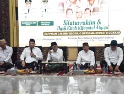 Jalin Silaturrahim, Bupati Sidoarjo Hadiri Ngaji Kitab Bersama IKAPPMAM Cabang Sidoarjo